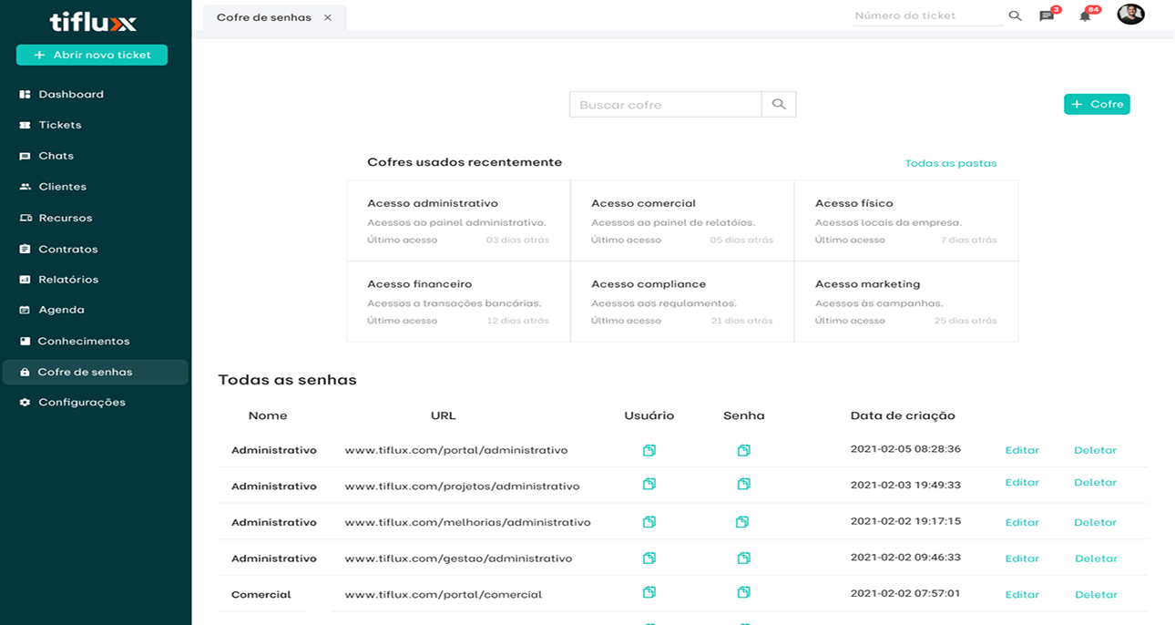 Cofre de Senhas - Tiflux (2024)